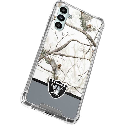NFL Realtree Camo Las Vegas Raiders Galaxy A15 5G Clear Case